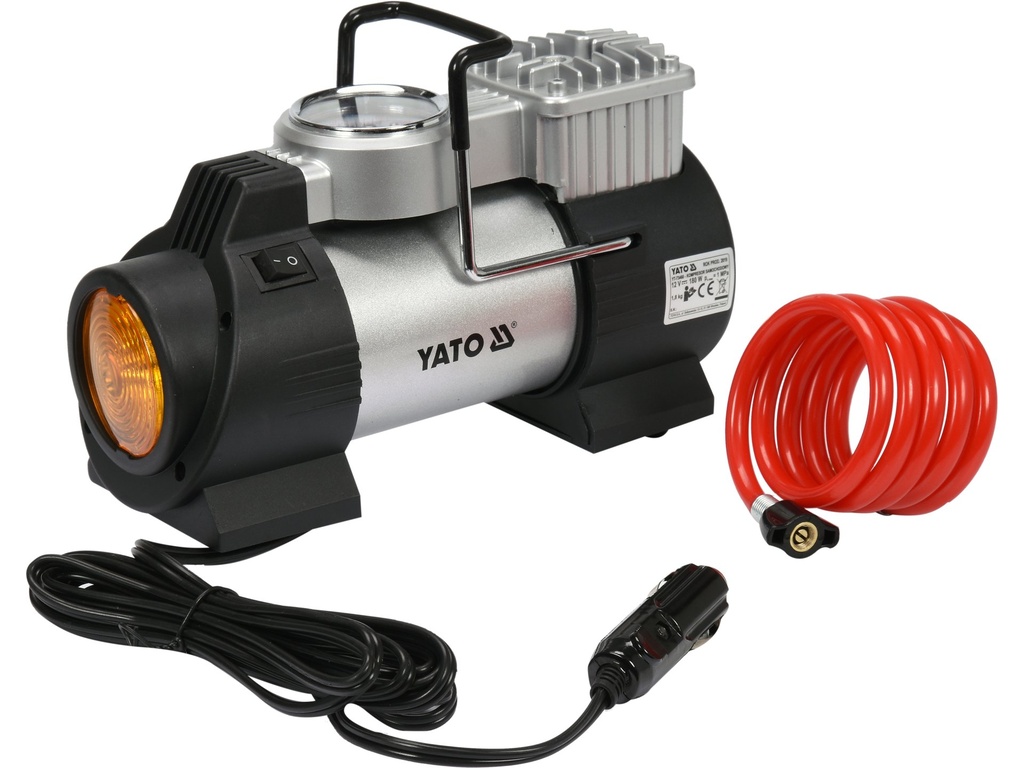 YT-73460	CAR AIR COMPRESSOR WITH LED LIGHT 180W