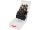 YT-41605	CO-HSS TWIST DRILL BIT SET 25 PCS 1-13MM