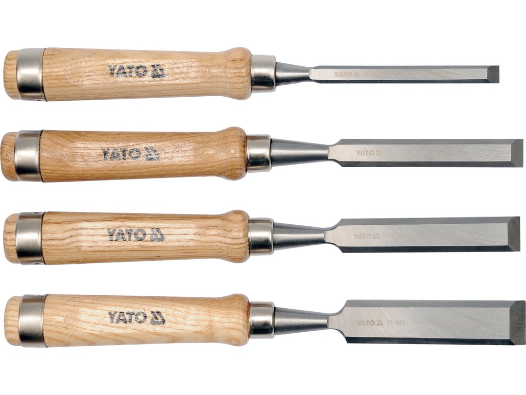 YT-6260	CHISEL SET FOR WOOD 10-16-20-25MM