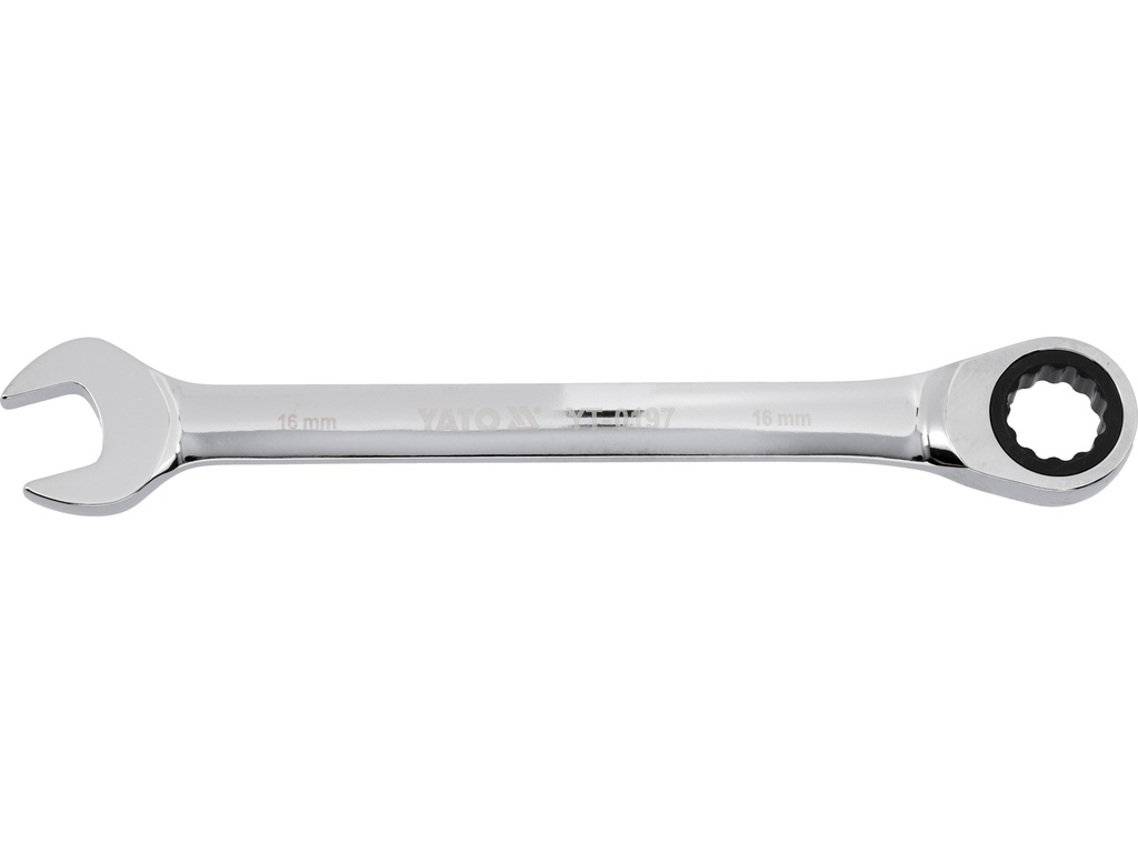 YT-0197	COMBINATION RATCHET WRENCH, 16MM