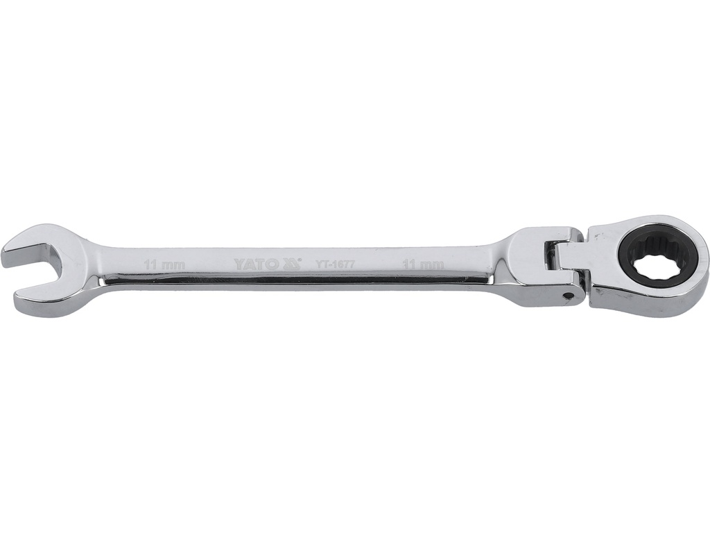 YT-1677 FLEXIBLE RATCHET COMBINATION WRENCH 11 MM