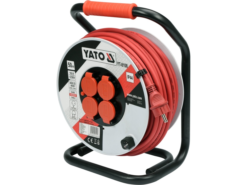 YT-8108	CABLE REEL 50M