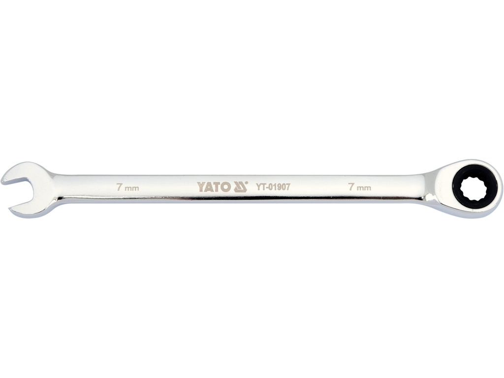 YT-01907	COMBINATION RATCHET WRENCH, 7MM