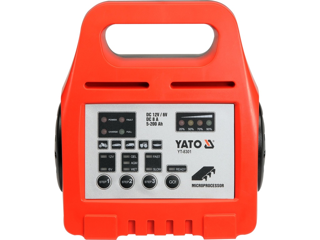 YT-8301	DIGITAL BATTERY CHARGER 8A