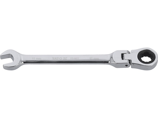 [YT-1677] YT-1677 FLEXIBLE RATCHET COMBINATION WRENCH 11 MM