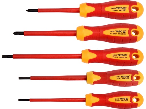 [YT-2827] YT-2827 INSULATED SCREWDRIVER SET 5PCS