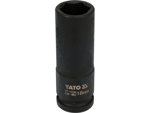 YT-1038	IMPACT SOCKET DEEP 1/2"X18MM