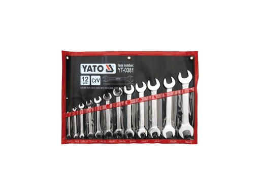 YT-0381	DOE SPANNER SET 6-32MM 12PCS